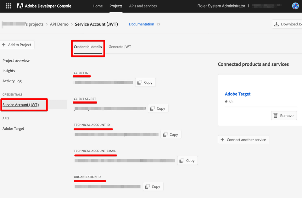 Service Account